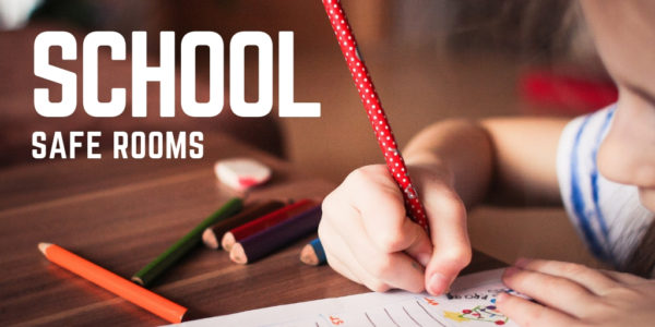 School Safe Rooms little girl doing homework