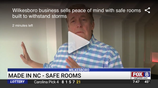In an emergency, when seconds count... a safe room really can save lives. ﻿ Brad Jones, news anchor with Fox 8 News tours the manufacturing plant in Wilkesboro, NC where US Safe Room tornado shelters are fabricated.