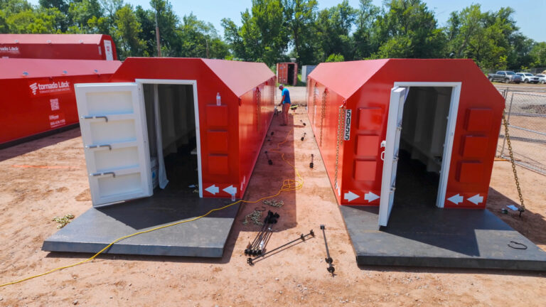 mobile tornado shelter