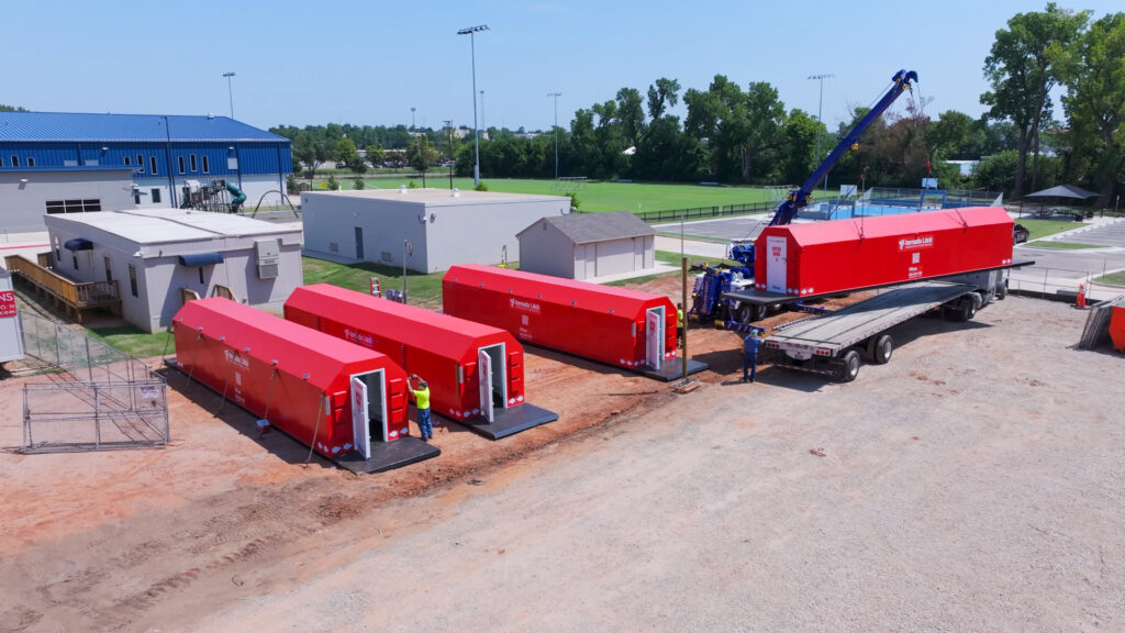 mobile tornado shelter