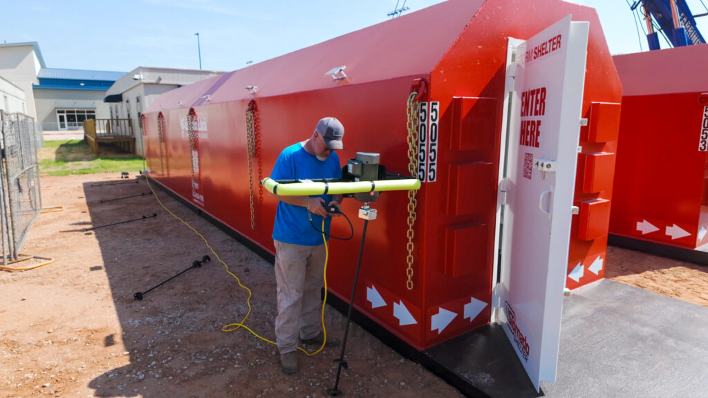 mobile tornado shelter